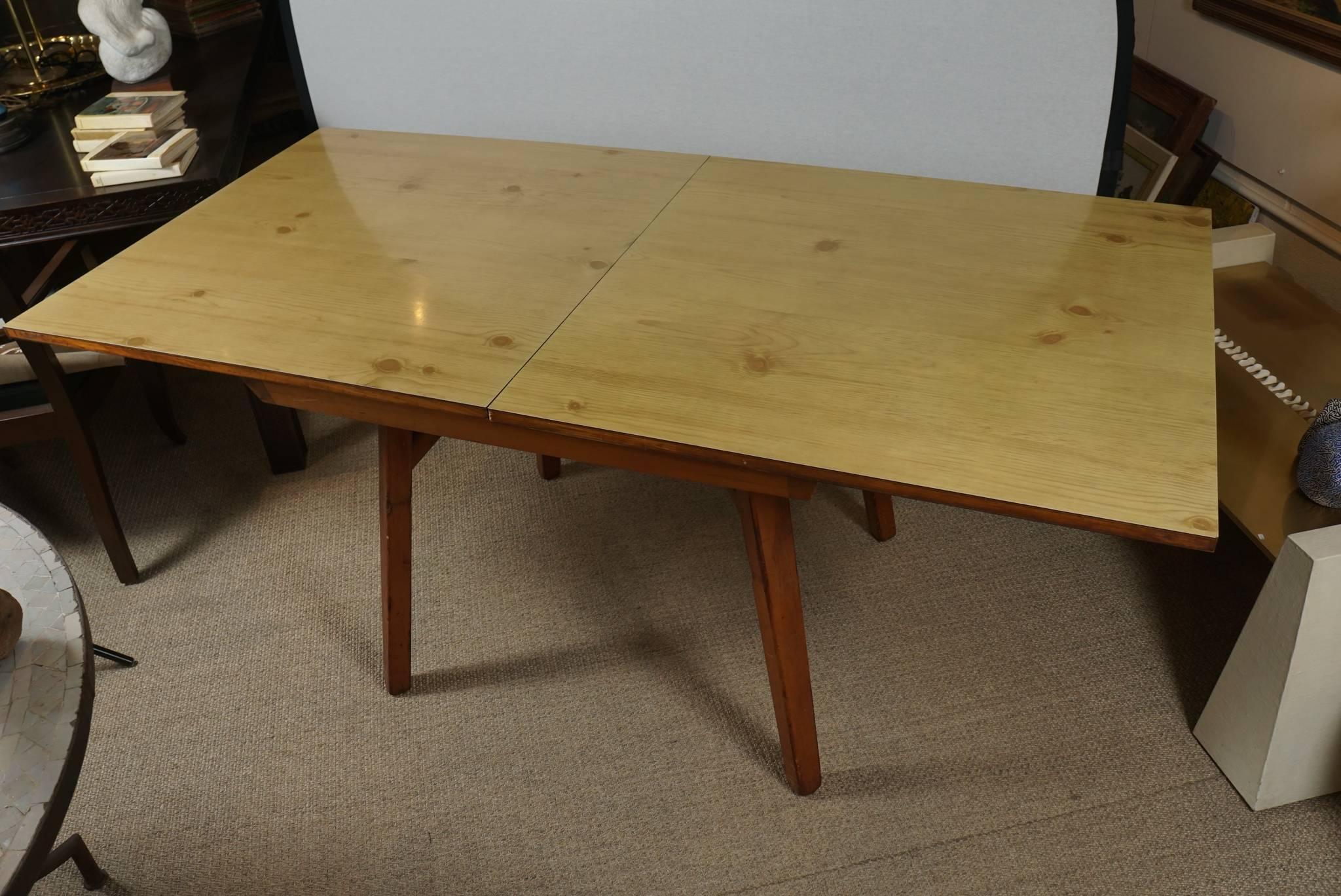 Mid-20th Century Square Flip-Top Table