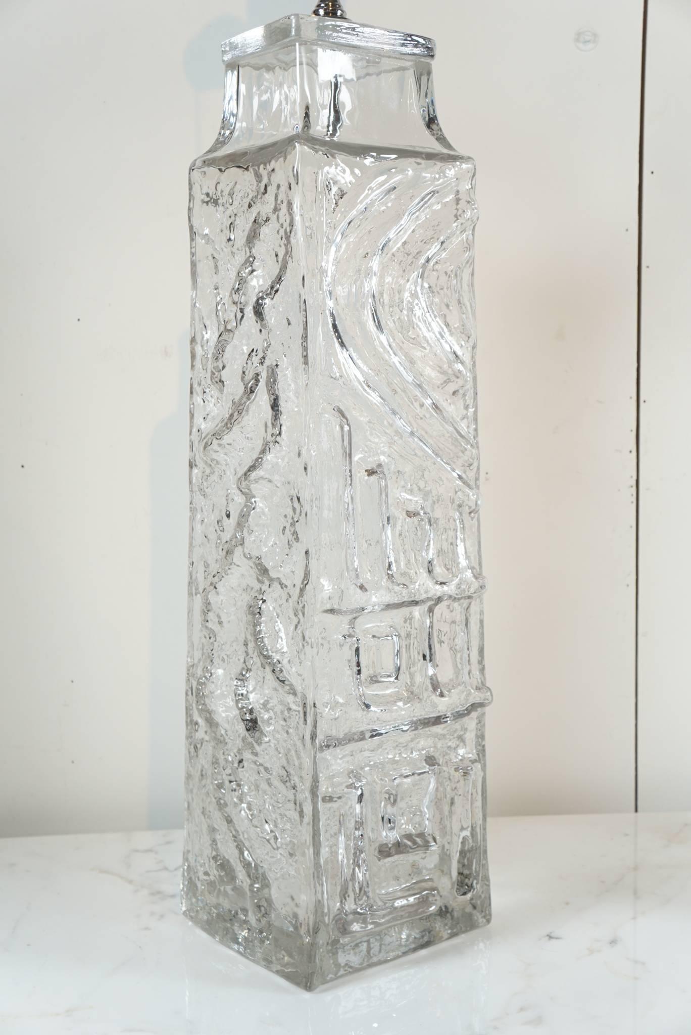 Geoffrey Baxter Monumental Glass Lamps 2