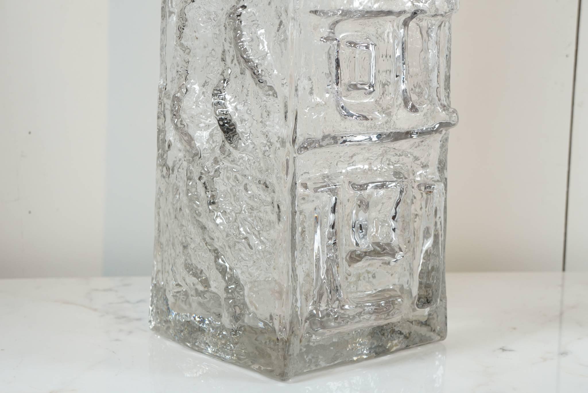 Geoffrey Baxter Monumental Glass Lamps 3
