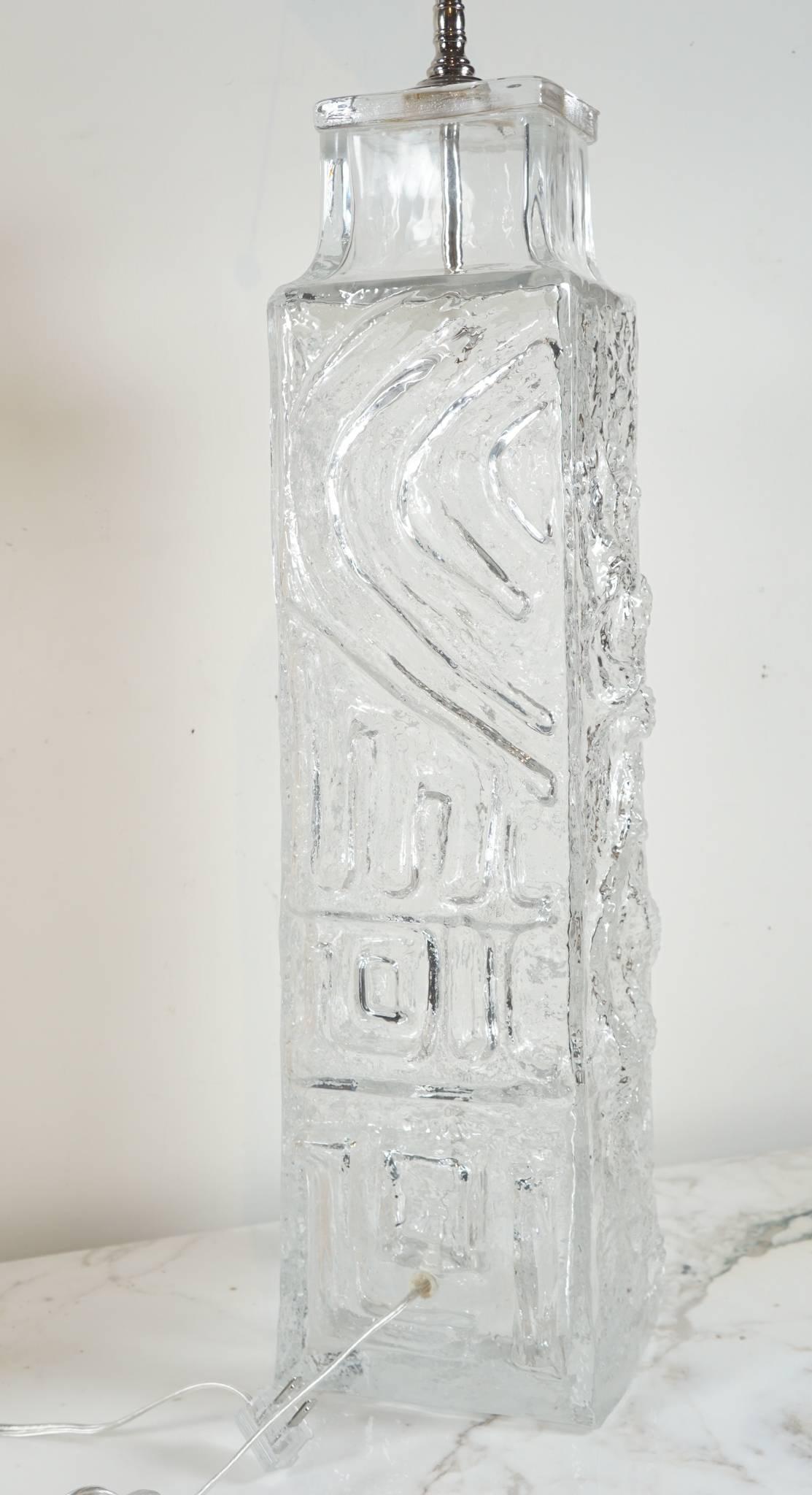 Geoffrey Baxter Monumental Glass Lamps 4