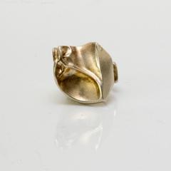 Anello moderno scandinavo in argento "Sagitta" di Bjorn Weckstrom, Lapponia of Finland