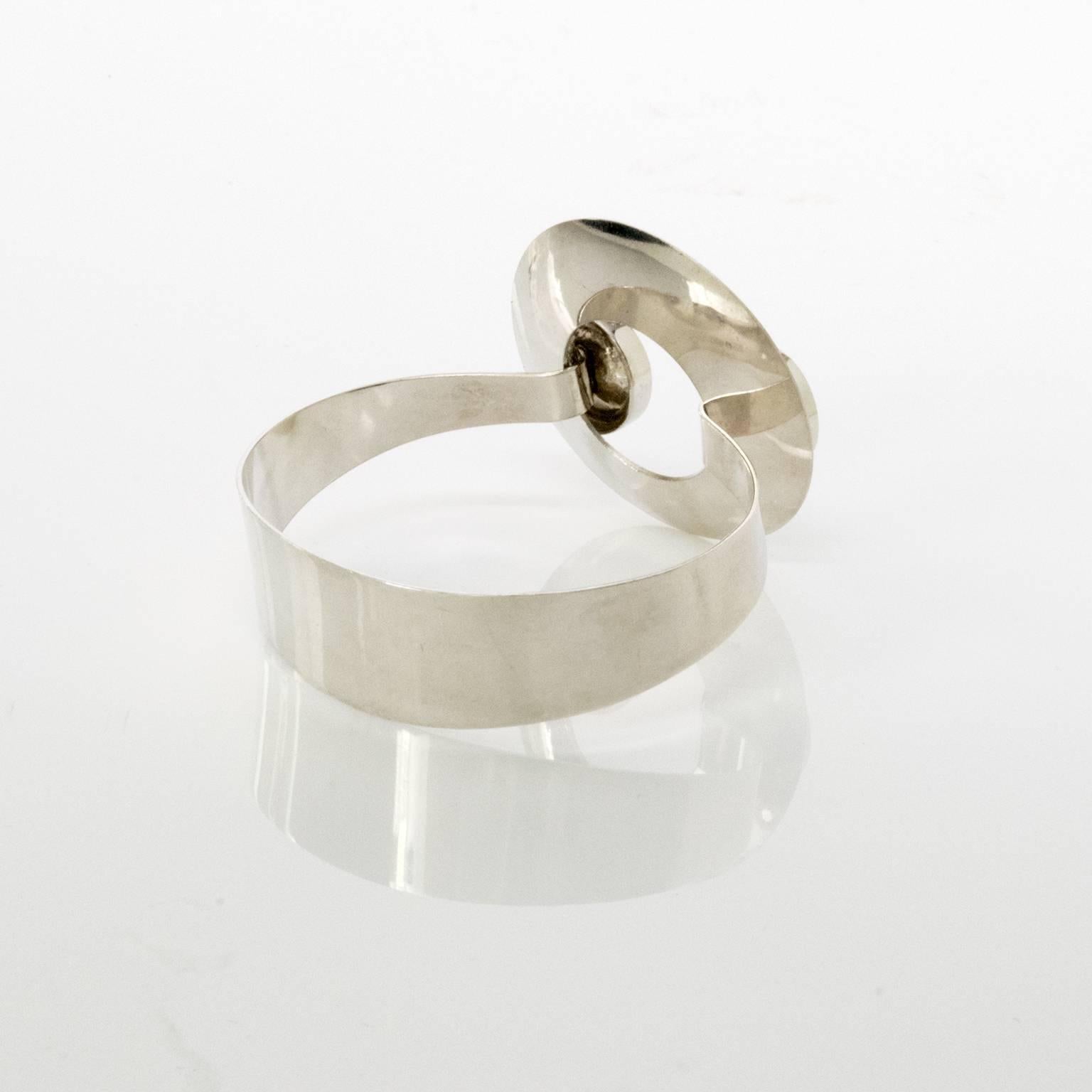 Scandinavian Modern Swedish Bracelet by Åke Lindström, 1971 for Bengt Hallberg For Sale 1