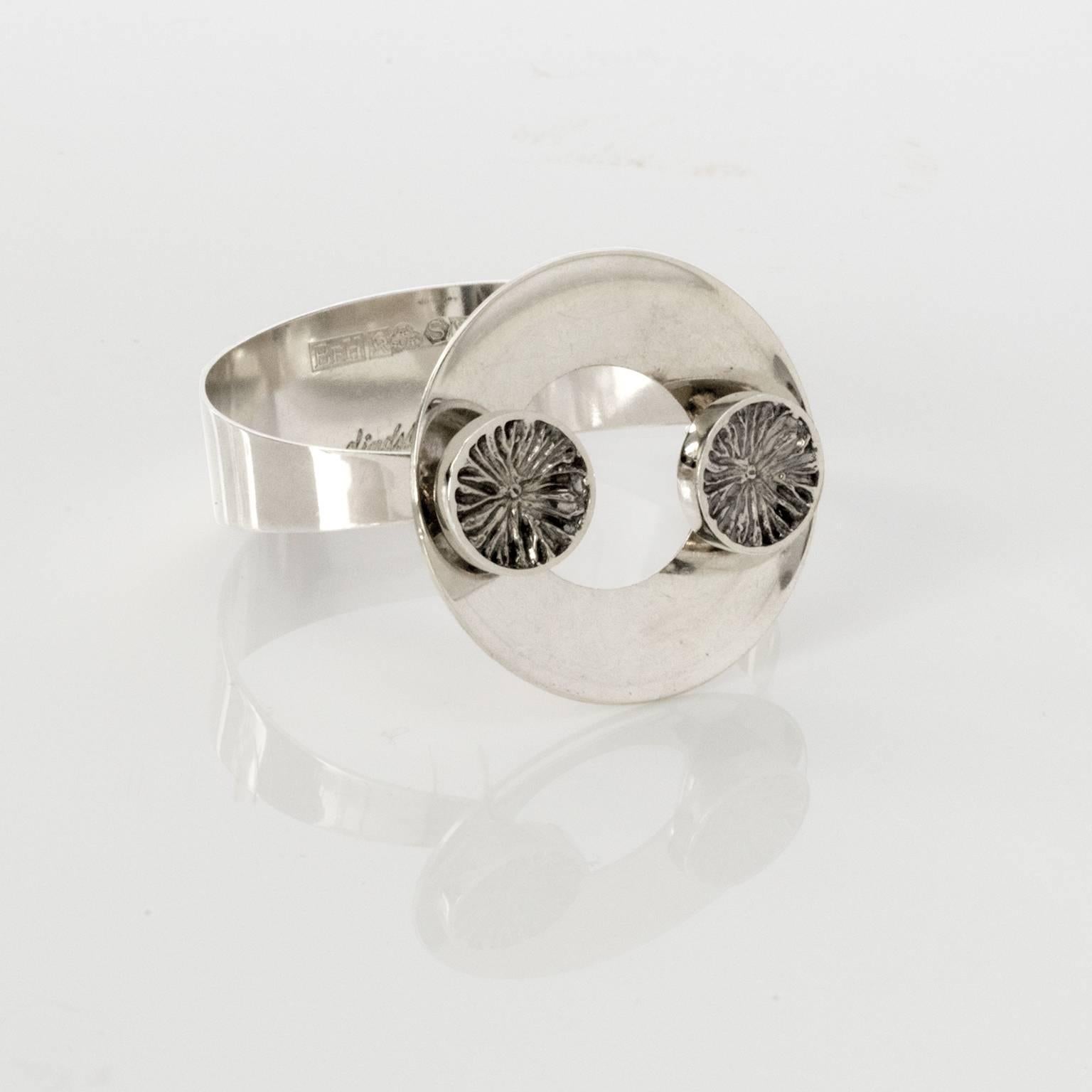 Scandinavo Bracciale svedese moderno scandinavo di Åke Lindström, 1971 per Bengt Hallberg in vendita