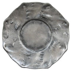 Cargador de peltre Art Nouveau sueco de Olof Ahlberg, para Schreuder & Olsson