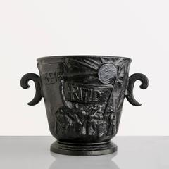 Scandinavian Modern  Näfveqvarns Bruk Cast Iron Leisure Urn