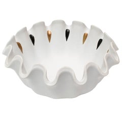 Scandinavian Modern Wilhelm Kage Ceramic Carrara Bowl 