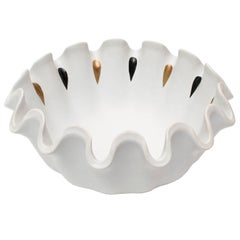 Scandinavian Modern Wilhelm Kage Ceramic Carrara Bowl