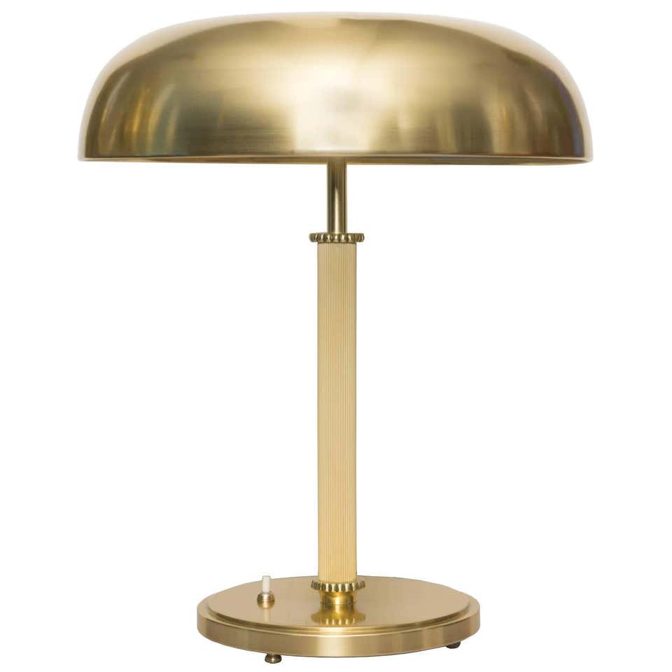 Scandinavian Modern Polished Brass Lamp by Bertil Brisborg for ...