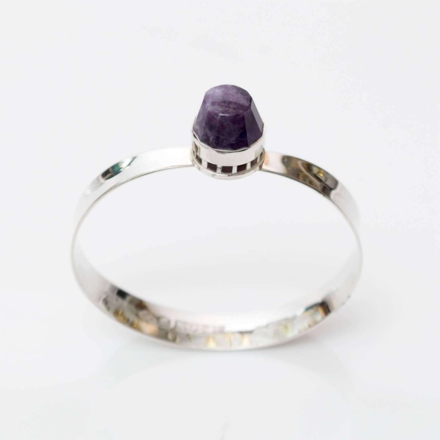 purple stone bracelet