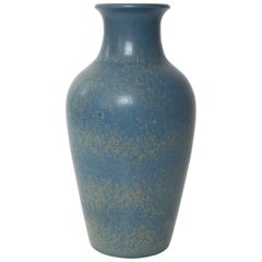 Scandinavian Modern Blue Vase with Glaze by Gunnar Nylund, Rörstrand