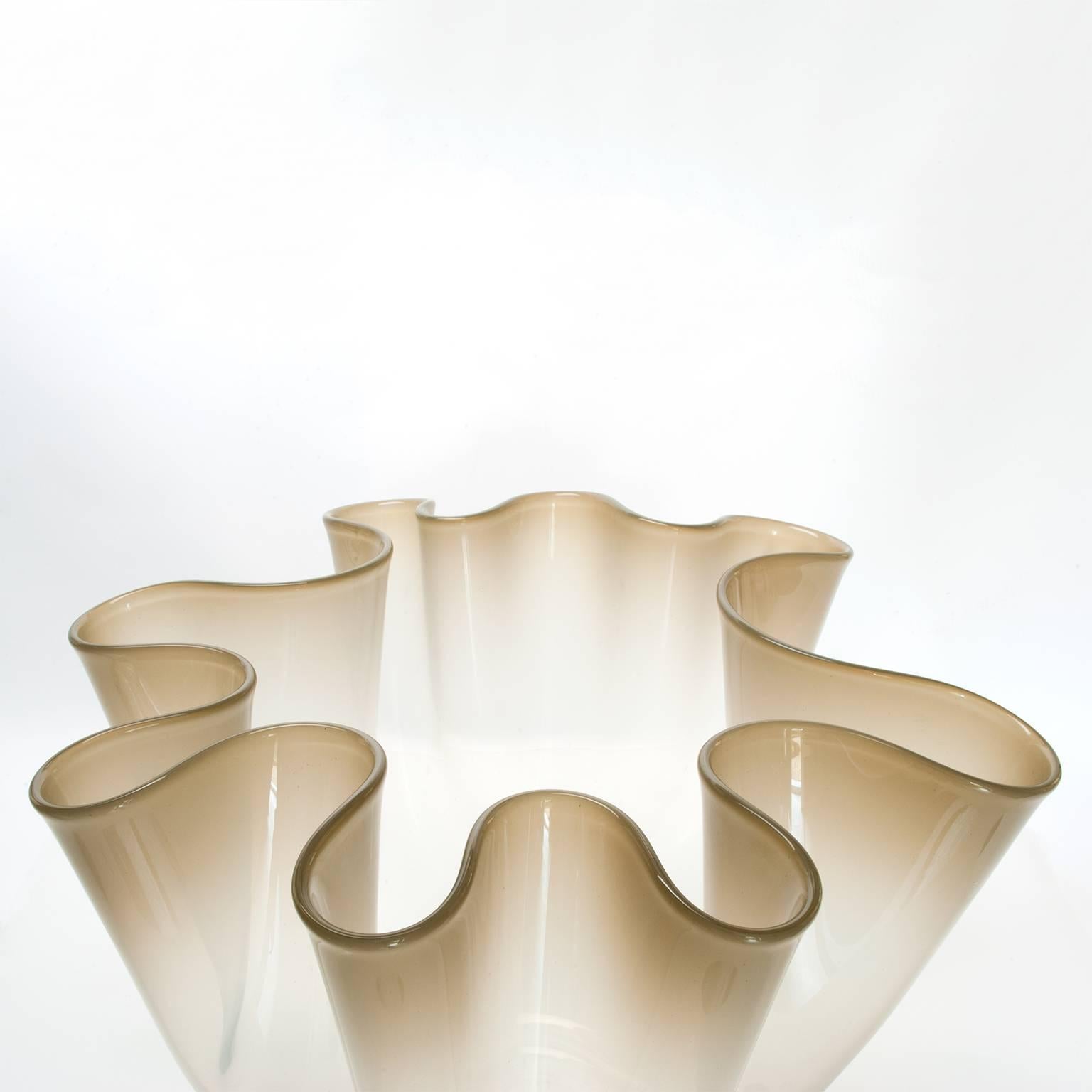 Scandinavian Modern Danish Mid-Century Modern Bowl or Vase by Kylle Svanlund, Holmgaard For Sale