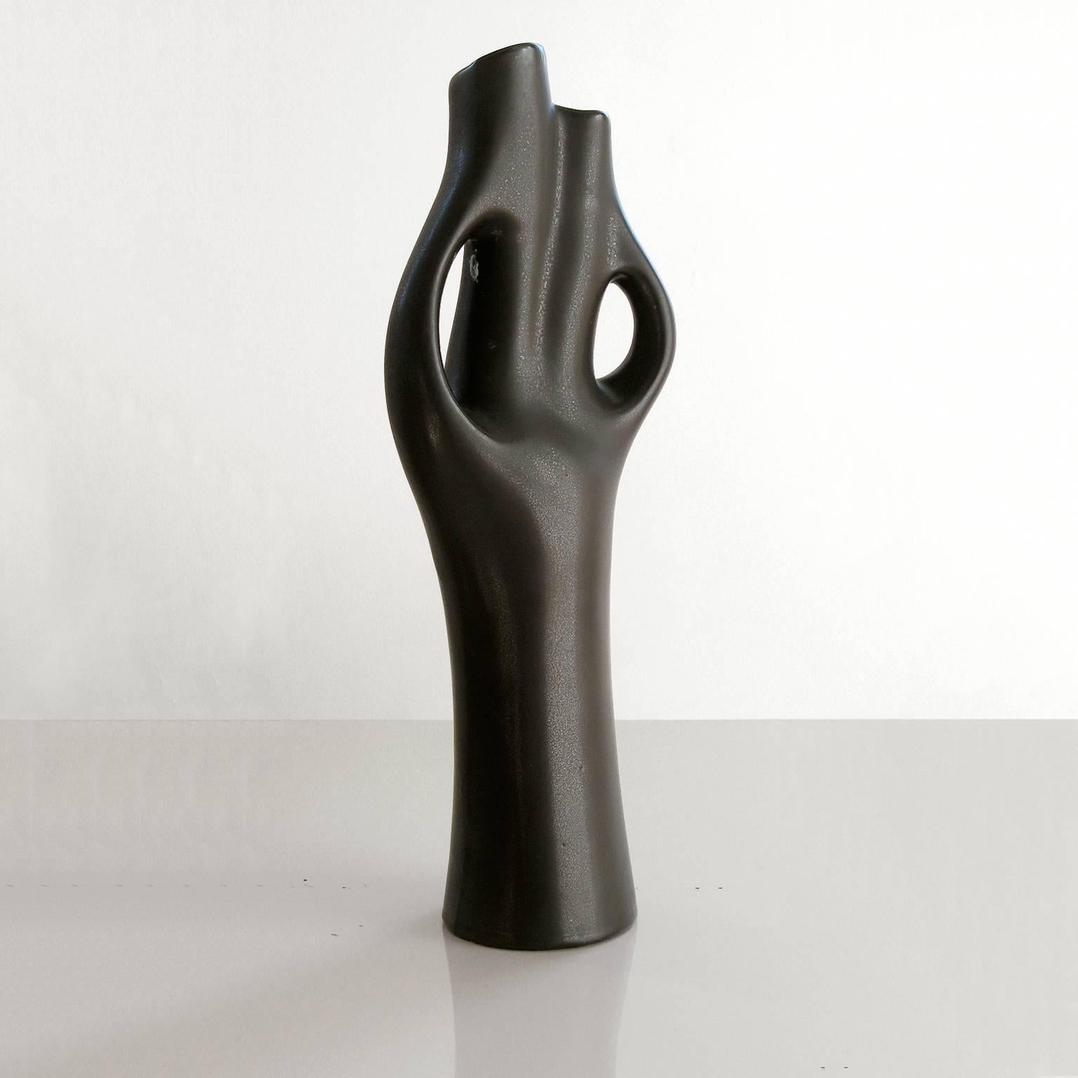 Mid-Century Modern Abstract Vases by Lillemor Mannerheim for Gefle, Sweden, 1950