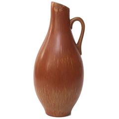 Scandinavian Modern Ceramic Pitcher Vase by Gunnar Nylund for Rorstrand
