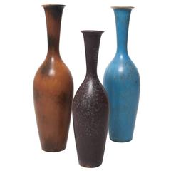 Scandinavian Modern Ceramic Vases by Gunnar Nylund for Rorstrand