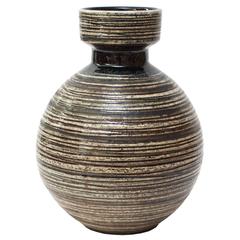 Scandinavian Modern Large Studio Vase by Britt-Louise Sundell for Gustavsberg