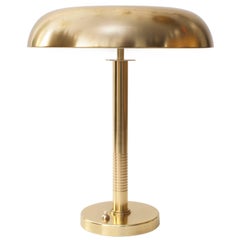Scandinavian Modern Polished Brass Lamp by Bertil Brisborg for Bohlmarks