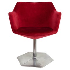 Voitto Haapalainen “Prisma” Swivel Chair with faceted bodies