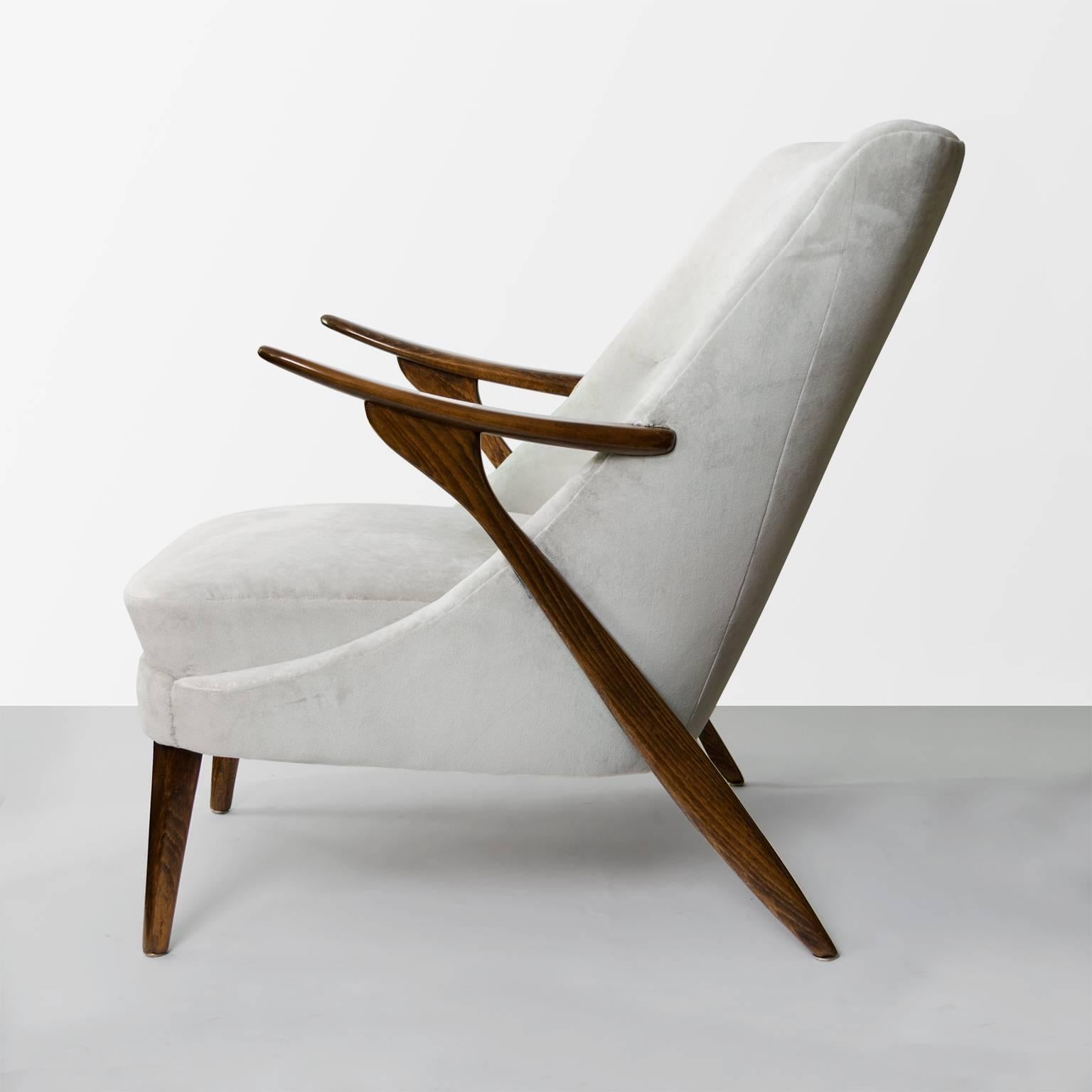 Elm Scandinavian Modern Chairs by Svante Skogh