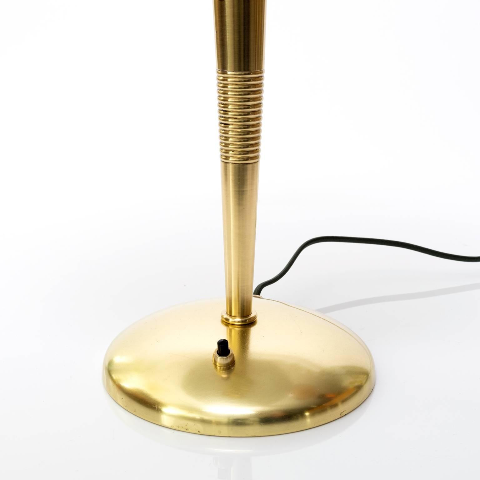 modern brass lamp