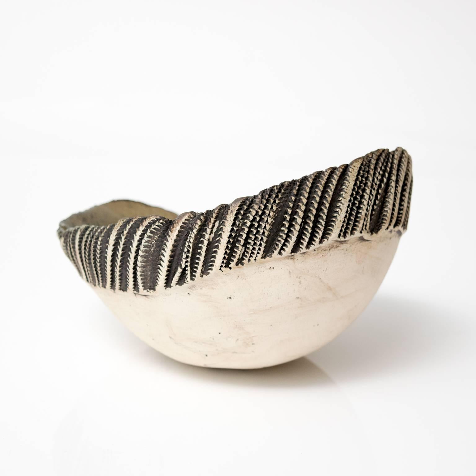 Glazed Scandinavian Modern Bowl by Bengt Berglund