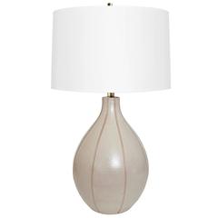 Scandinavian Modern Ceramic Lamp by Ewald Dahlskog, Bo Fajans, Sweden