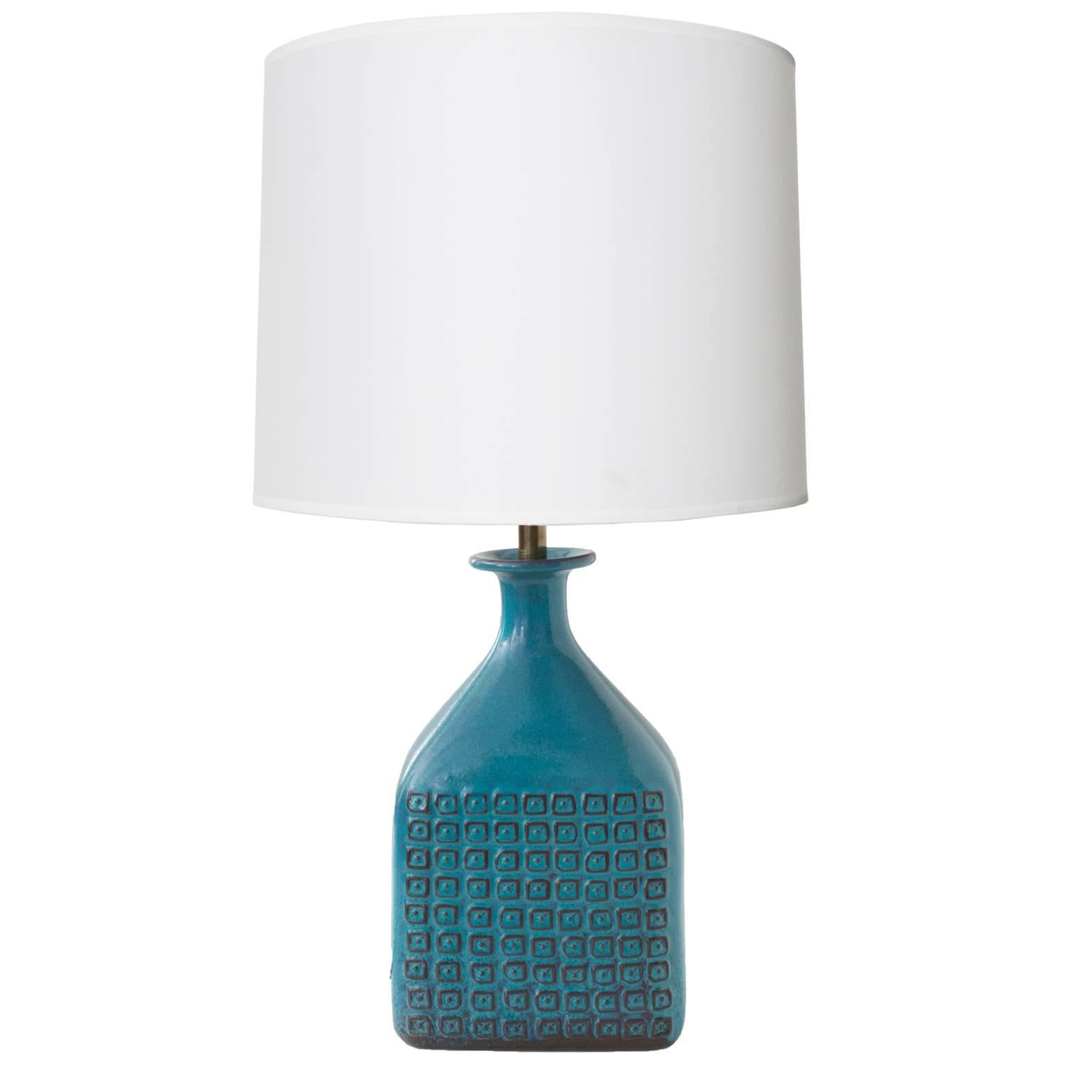 Scandinavian Modern ceramic lamp, Stig Lindberg, Gustavsberg, Sweden