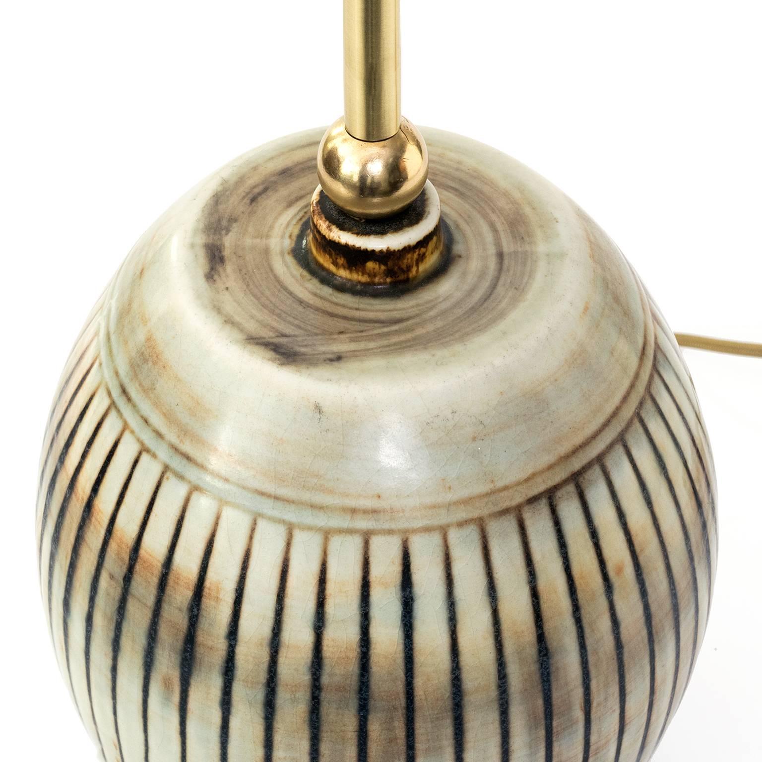 20th Century Scandinavian Modern Unique Ceramic Lamp by Gertrud Lonegren, Rorstrand
