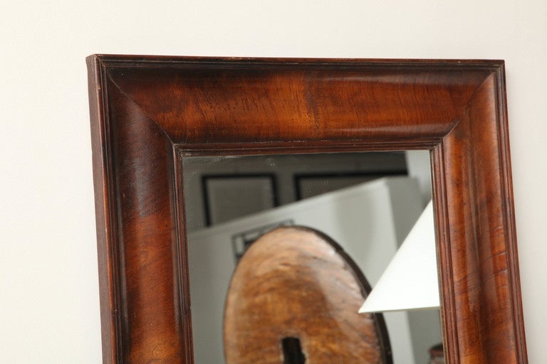 Mid-19th Century Walnut Mirror For Sale 4