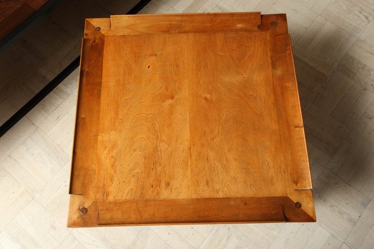 Table basse en teck de la fin du XIXe siècle en vente 1