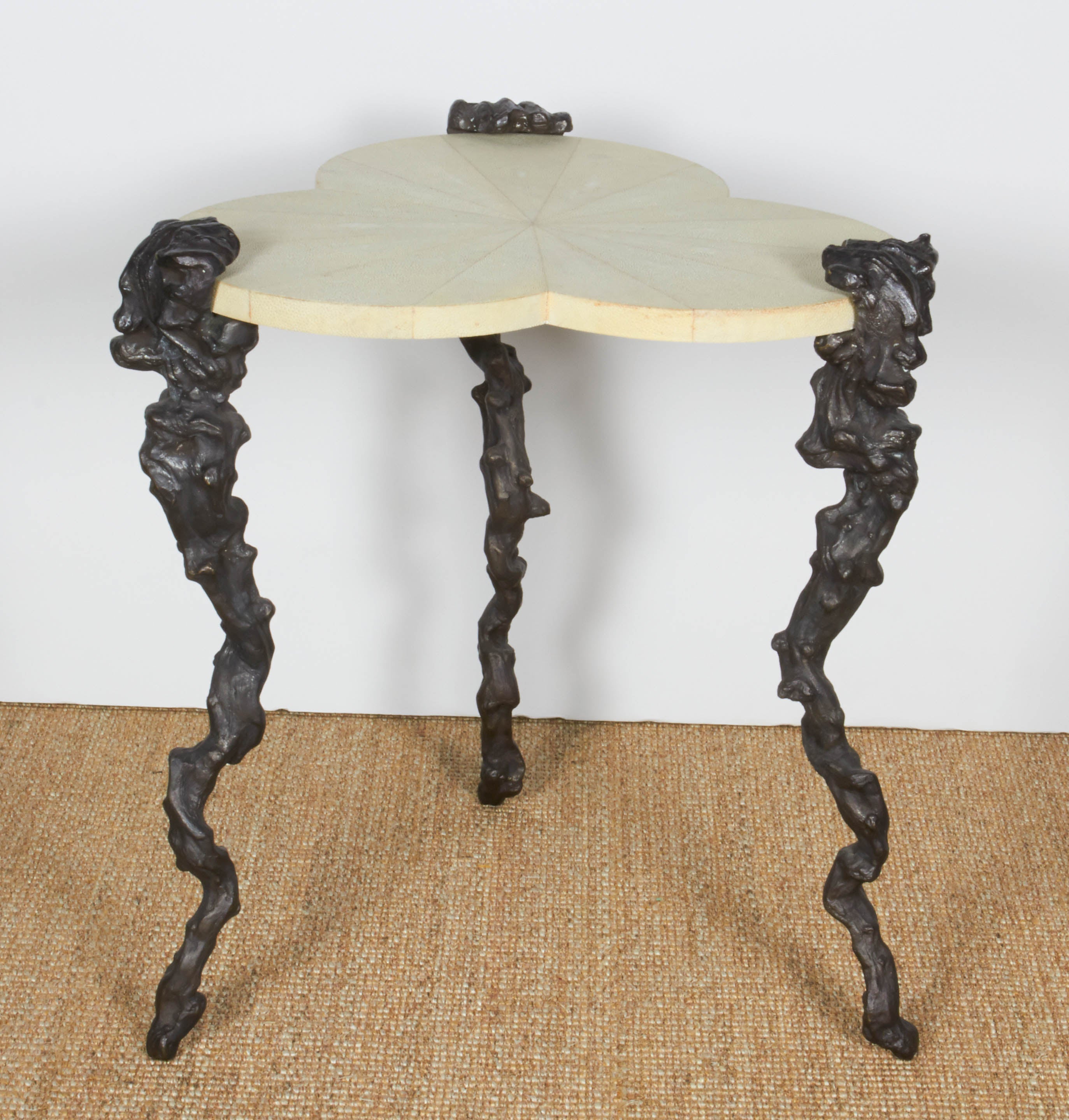 Shagreen Clover Table For Sale
