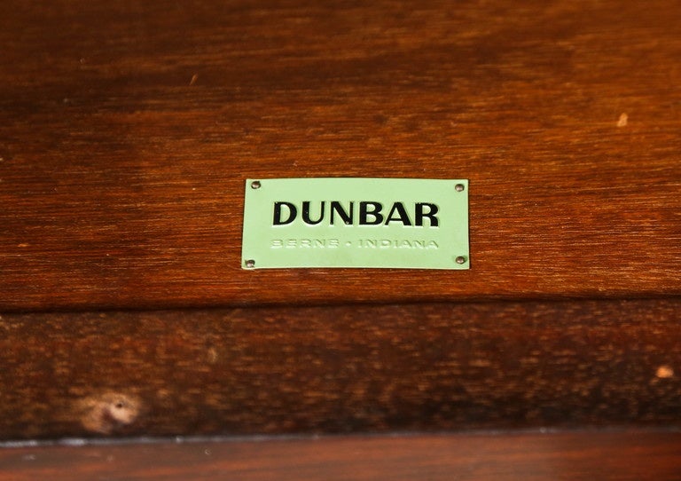 Mid-Century Modern Edward Wormley for Dunbar Mahogany Side Table For Sale