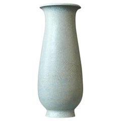 Blaue Bodenvase aus Steingut von Gunnar Nylund für Rorstrand, Schweden, 1940er Jahre