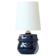 Mid-Century Stoneware Table Lamp by Sylvia Leuchovius for Rörstrand Sweden 1960s