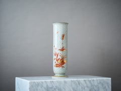 Jarrón grande de Royal Copenhagen con esmalte craquelado, diseñado por Thorkild Olsen, Dinamarca, década de 1930