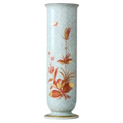 Jarrón grande de Royal Copenhagen con esmalte craquelado, diseñado por Thorkild Olsen, Dinamarca, década de 1930