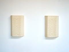 Swedish Designer, Wall Lights / Lamps, Fabric, Sweden, 1960s