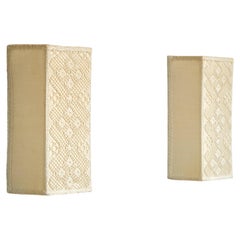 Swedish Designer, Wall Lights / Lamps, Fabric, Sweden, 1960s