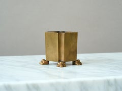 Petit porte-stylo Art Déco de GAB Guldsmedsaktiebolaget, Suède, années 1930