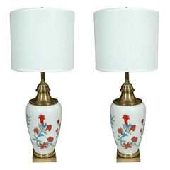 Chapman Hand-Painted Porcelain Lamps