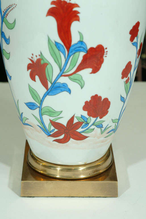 hand painted lamps porcelain