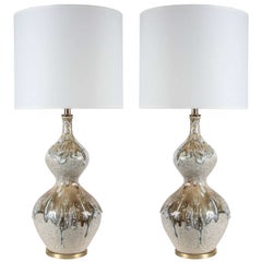 Italian Drip Glazed Ceramic Lamps Italian Drip Glazed Ceramic Lamps