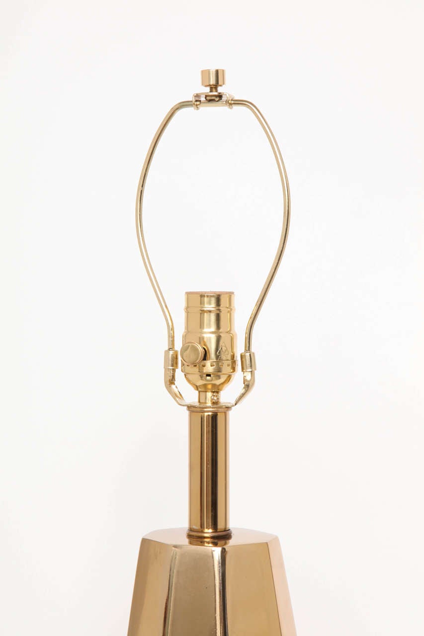 Laurel Polished Brass Lamps 3