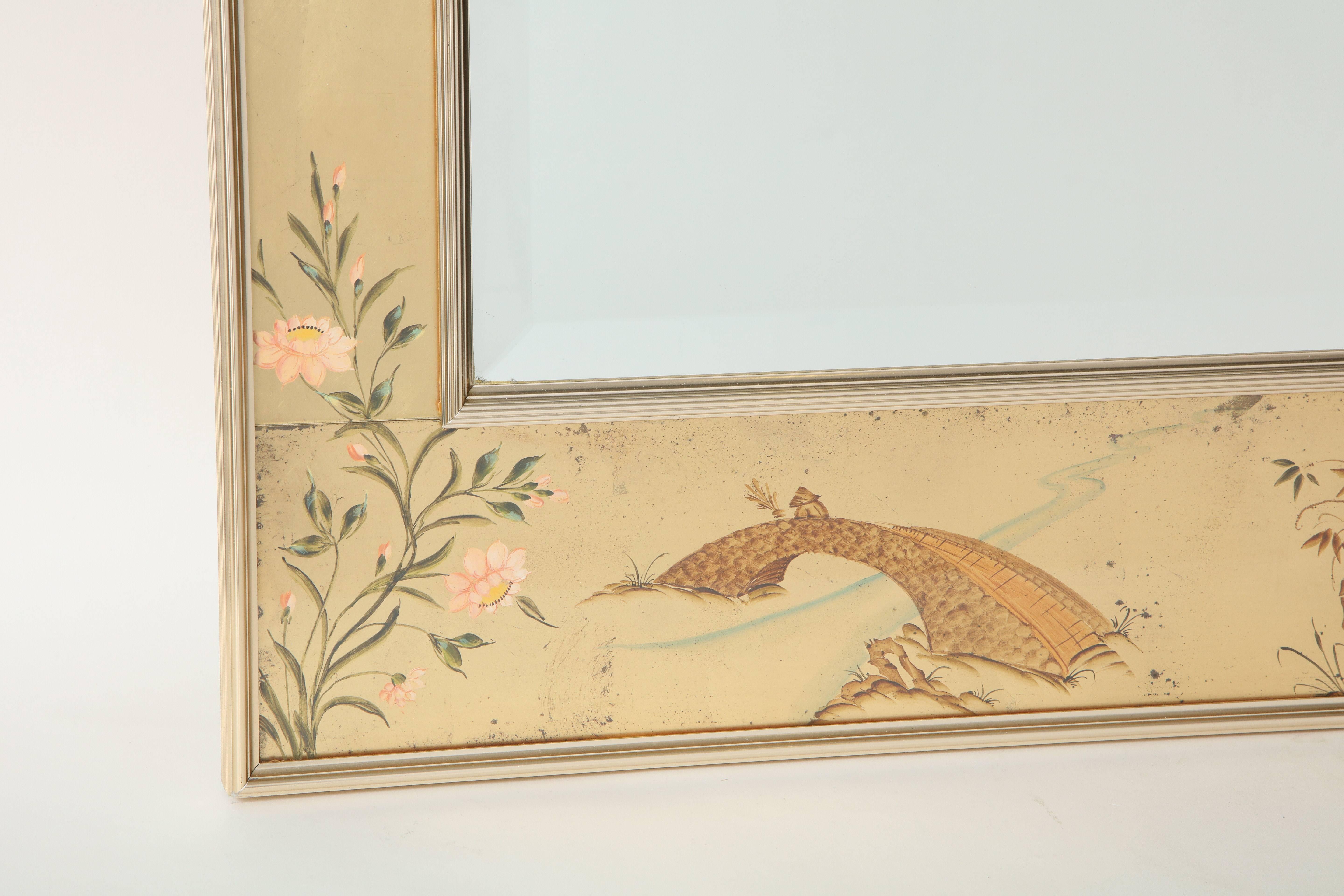 La Barge Chinoiserie Mirror In Excellent Condition In New York, NY