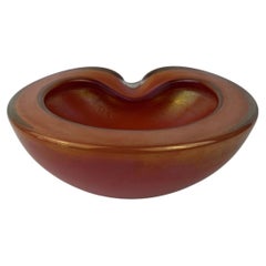 Barbini Opalescent Orange Vide Poche