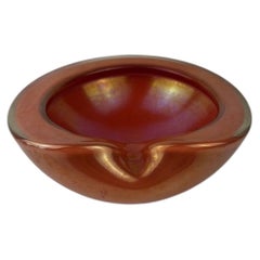 Barbini Opalescent Orange Vide Poche
