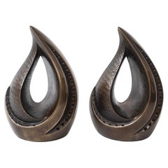 Ben Seibel Bronze Tooled Bronze Bookensds