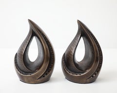 Ben Seibel Bronze Tooled Bronze Bookensds