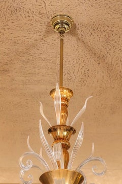 Grand Scale 21 Arm Murano Glass Chandelier