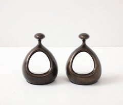 Ben Seibel Cast Bronze Stirrup Bookends