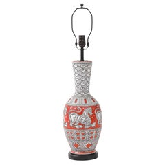 Ugo Zaccagnini Horse Motif Lamp